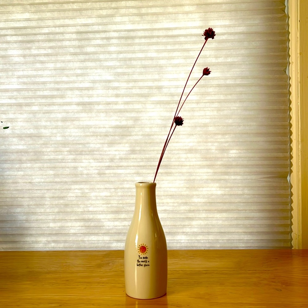 Ceramic vase for flowers